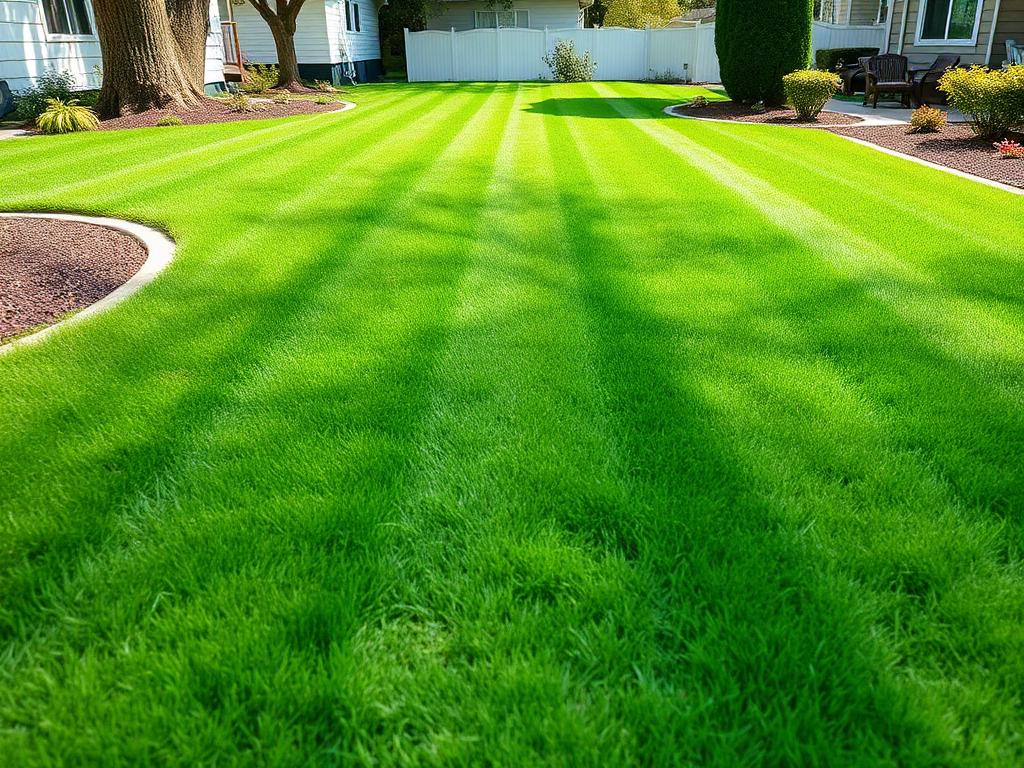 Mike R.'s lawn after Fertilization